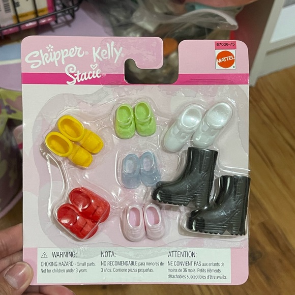 Barbie Skipper Stacie and Kelly shoes set lot of 4 - Picture 3 of 5